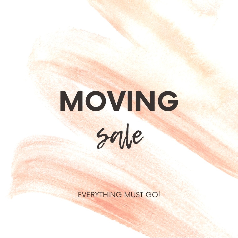 MOVING SALE
